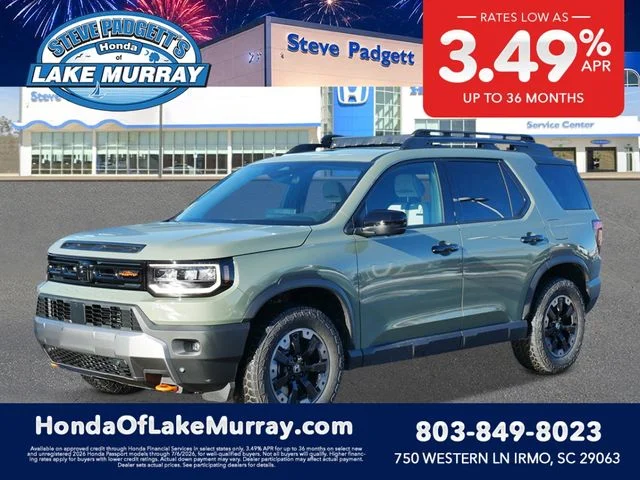 New 2026 Ash Green Metallic Honda TrailSport Elite image 1