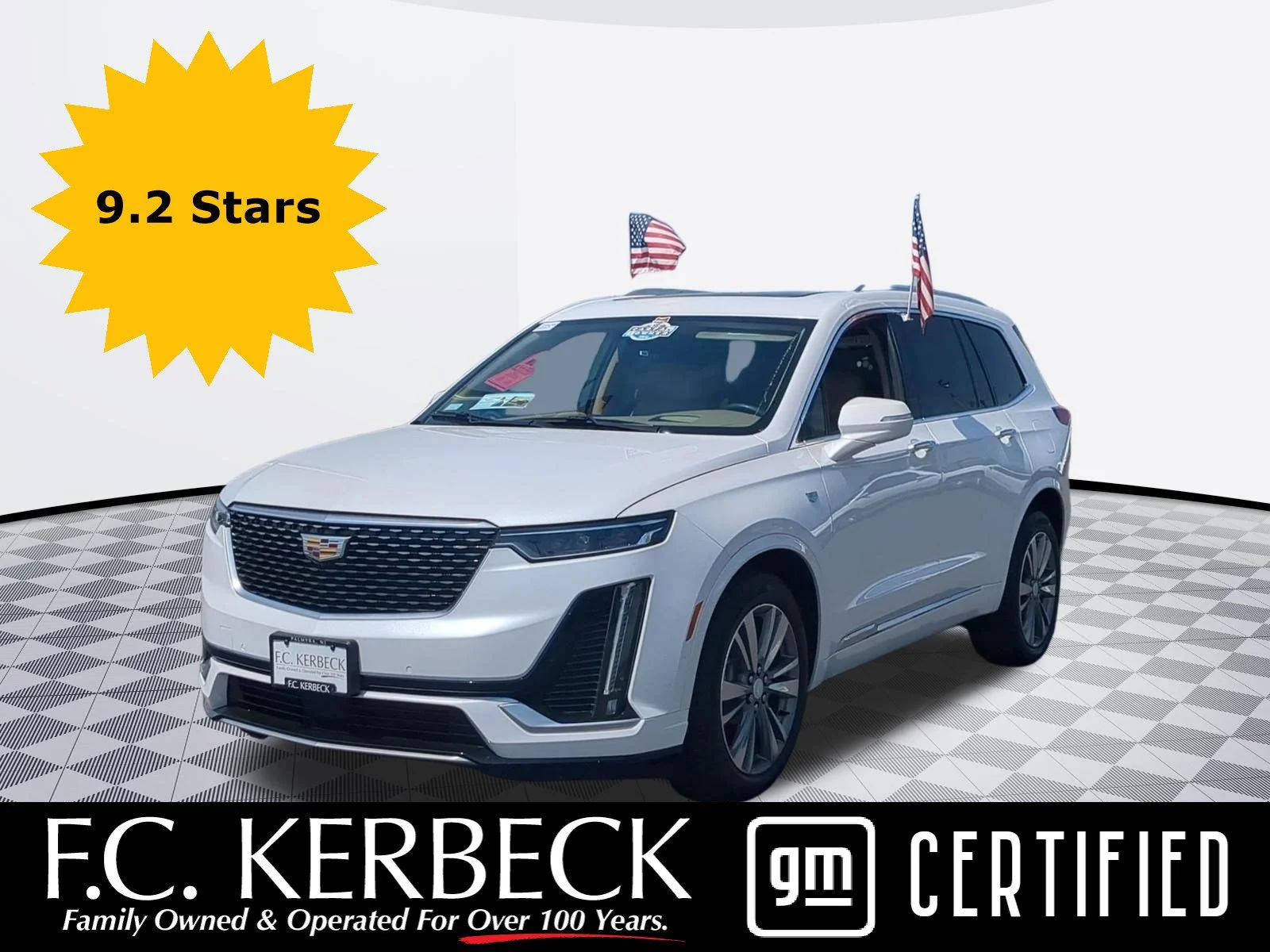 Used 2020 Crystal White Tricoat Cadillac AWD Premium Luxury image 1