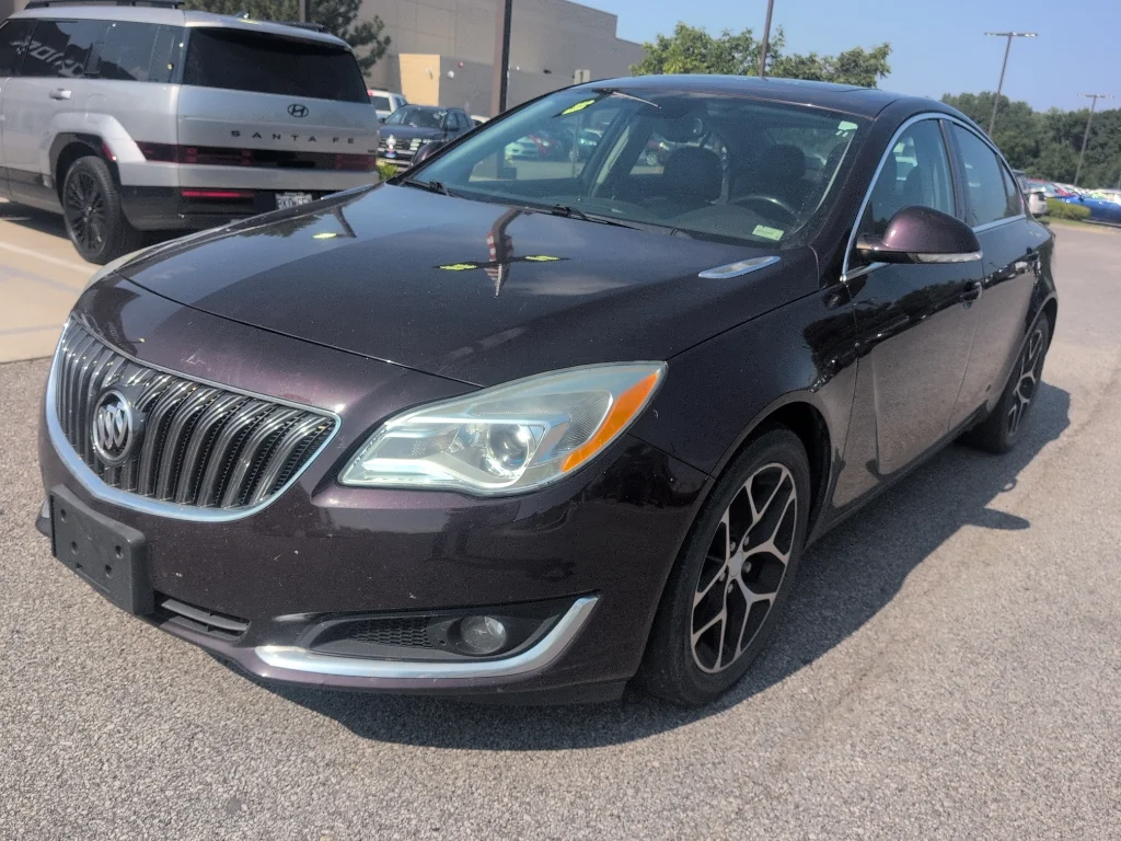Used 2017 Black Cherry Metallic Buick Sport Touring image 1