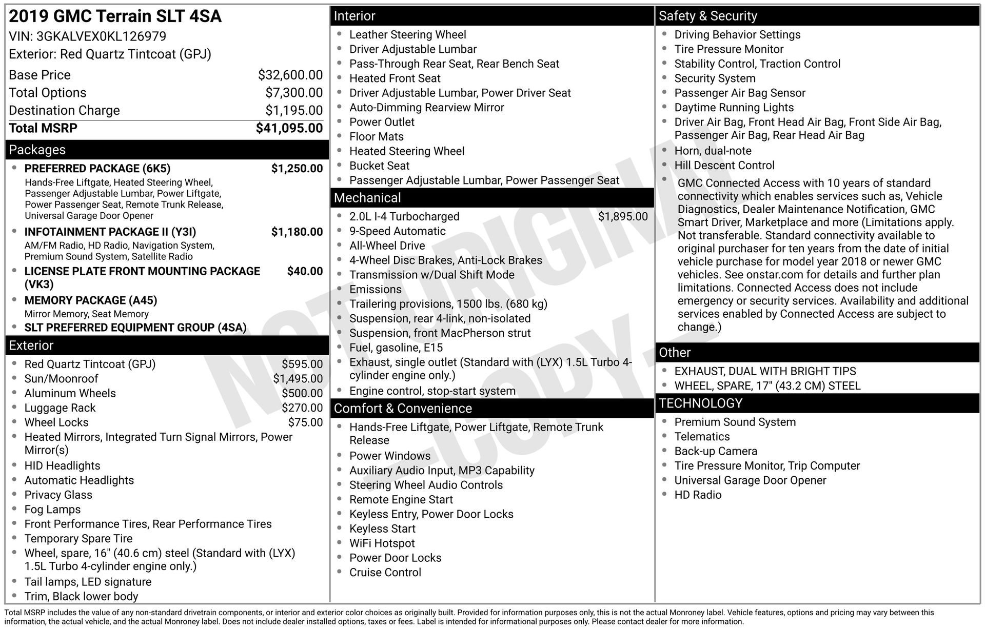 2019 GMC TERRAIN - Image 3