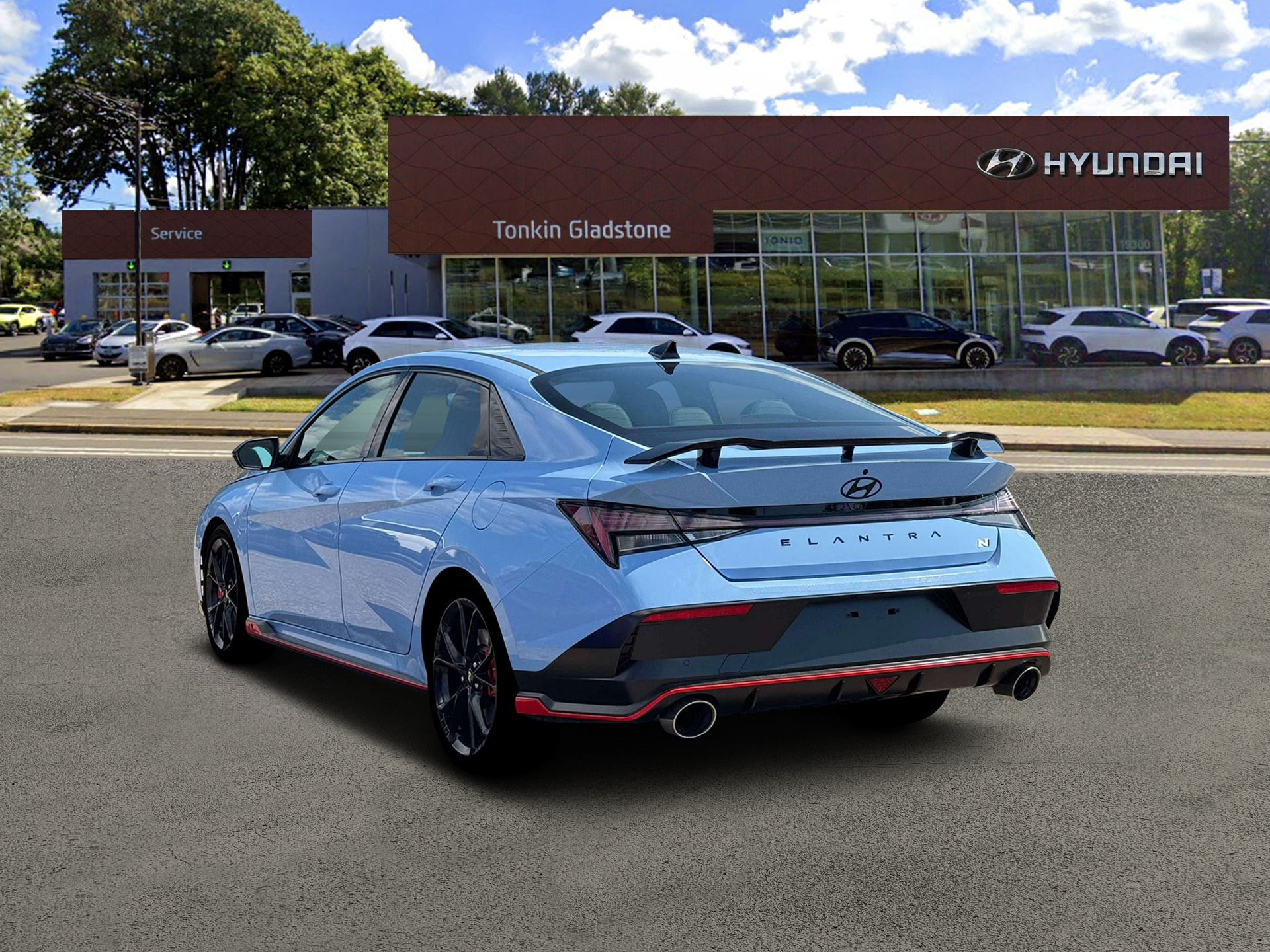 New 2026 Blue Hyundai Sedan image 5