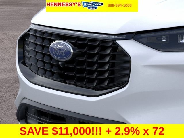 New 2024 Star White Metallic Tri-coat Ford Plug-in Hybrid image 17