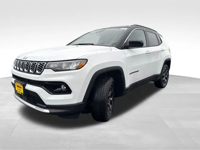 New 2026 Bright White Clear-Coat Exterior Paint Jeep Limited image 3