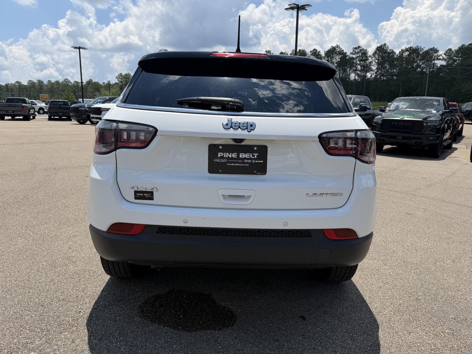 Used 2025 Bright White Clearcoat Jeep Limited image 5