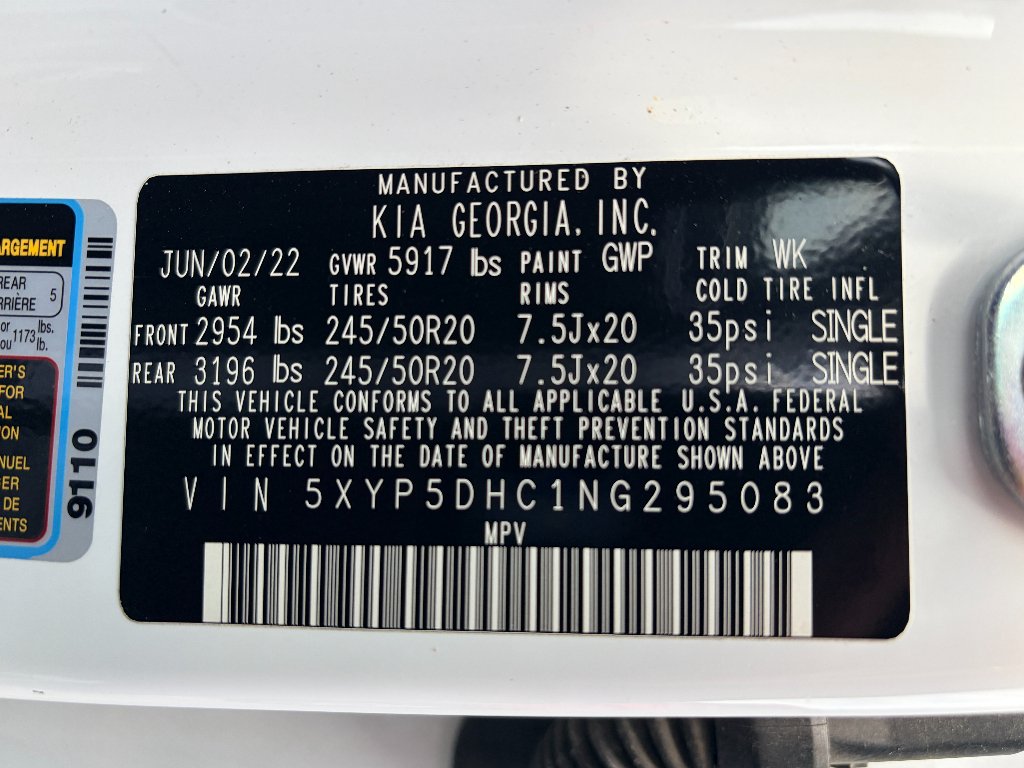 Used 2022 Glacial White Pearl Kia SX image 12