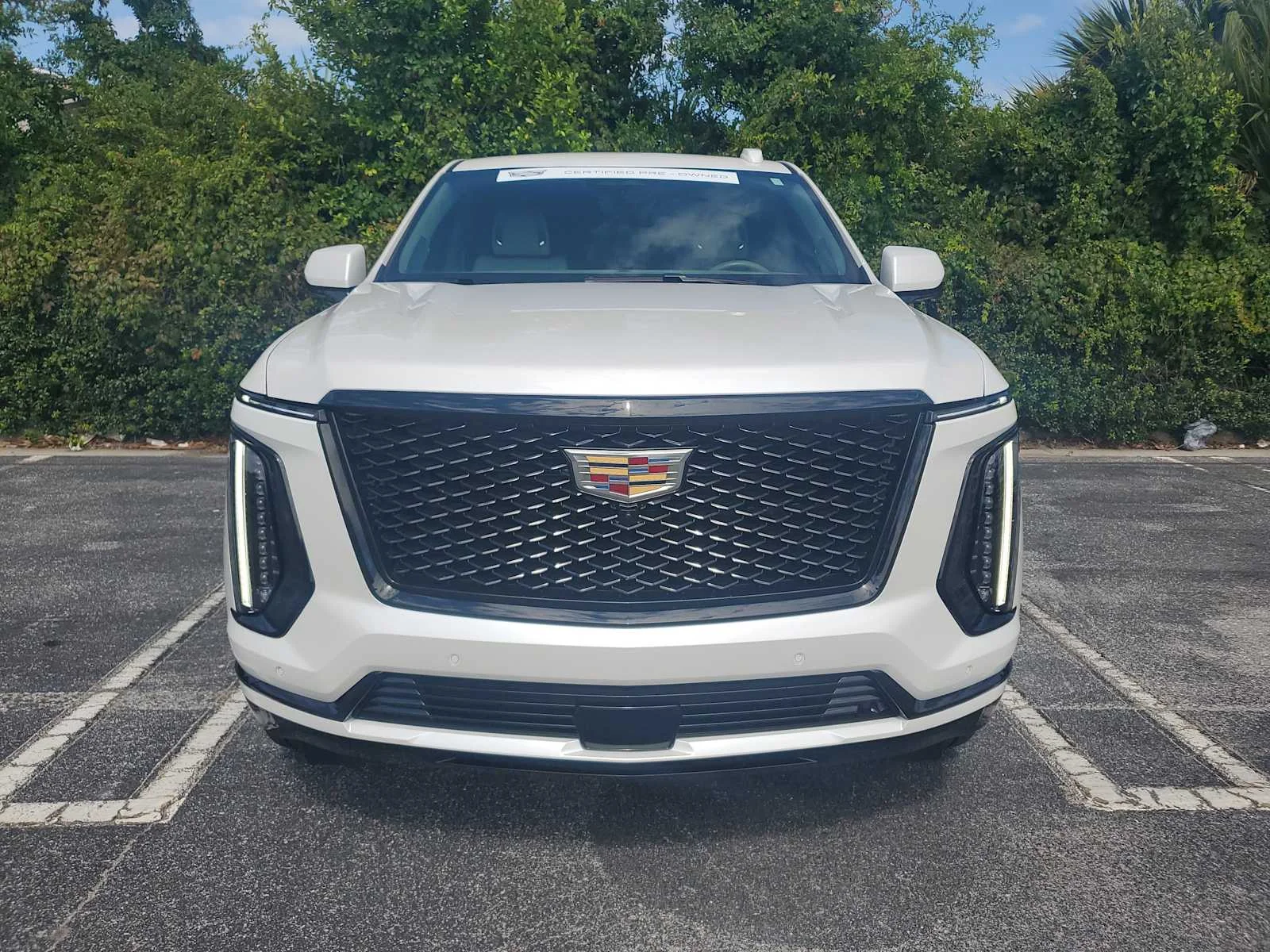 Used 2025 Crystal White Tricoat Cadillac Sport Platinum image 8