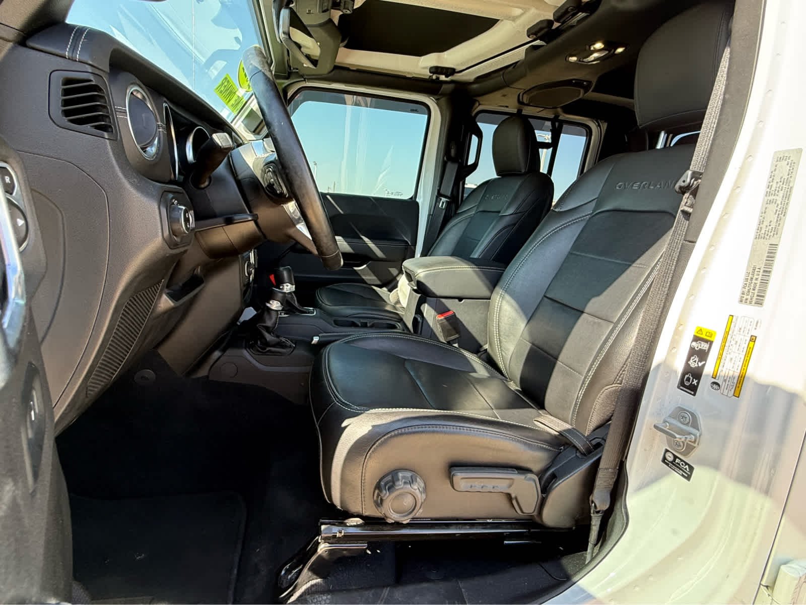 Used 2021 Bright White Clearcoat Jeep Overland image 19