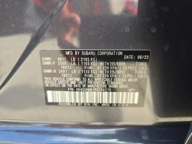 Used 2024 Gray Subaru Limited image 31