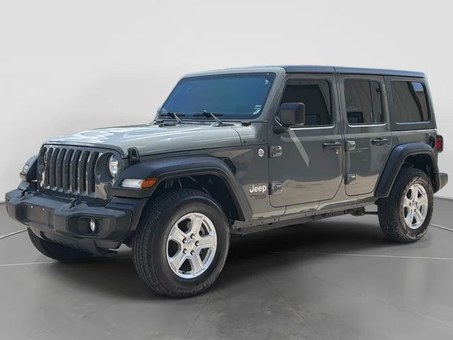 Used 2021 Gray Jeep Unlimited Sport S image 8
