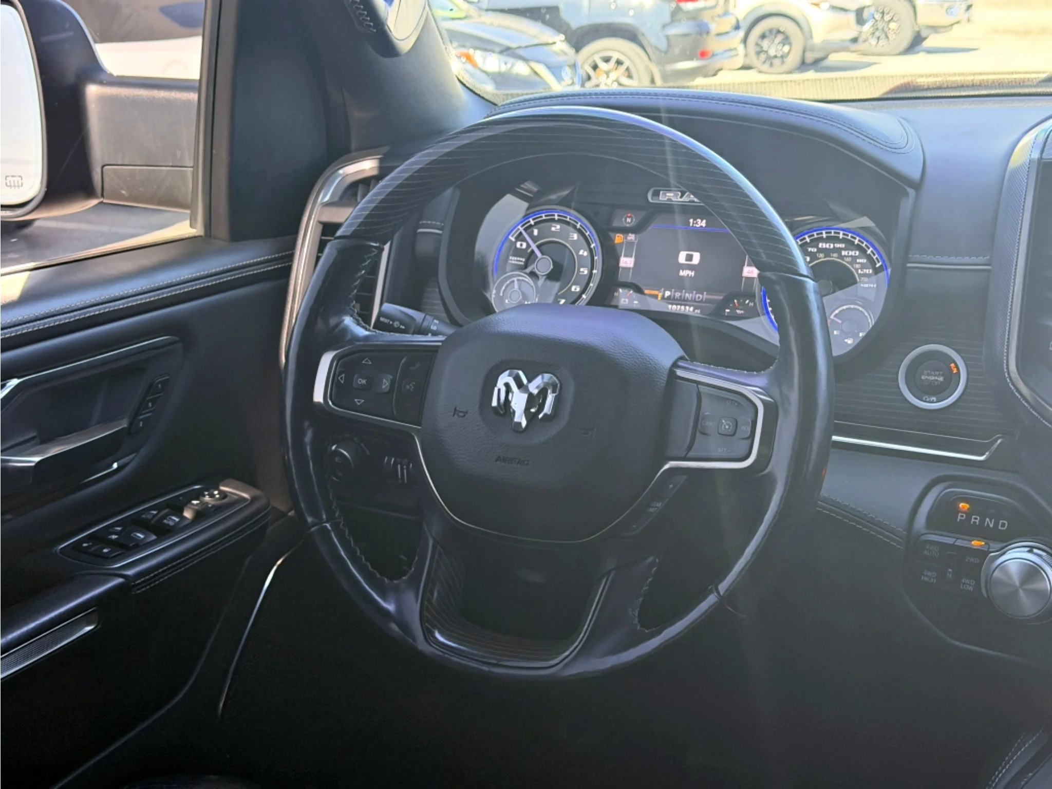 Used 2019 Delmonico Red Pearlcoat Ram Limited image 5