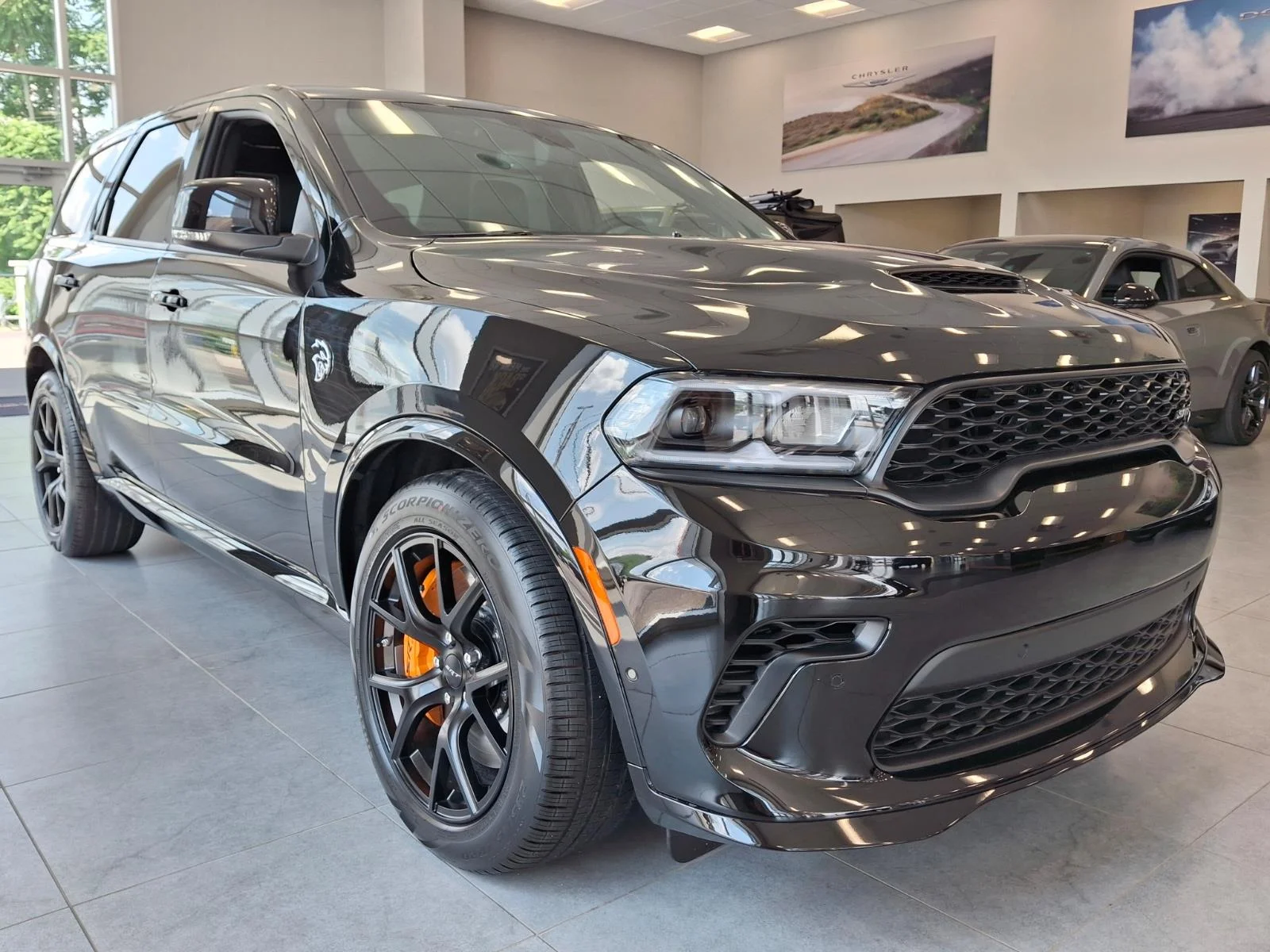 New 2026 Diamond Black Clear-Coat Exterior Paint Dodge SRT Hellcat image 1