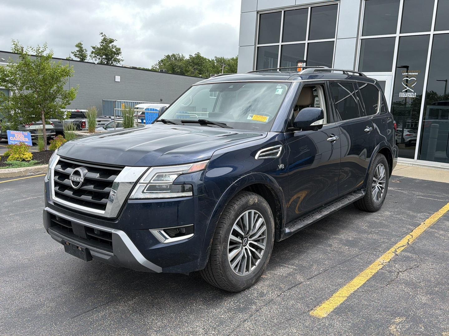 Used 2022 Hermosa Blue Pearl Nissan SL image 7