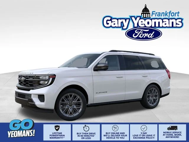 New 2027 Star White Metallic Tri-Coat Ford Platinum image 1