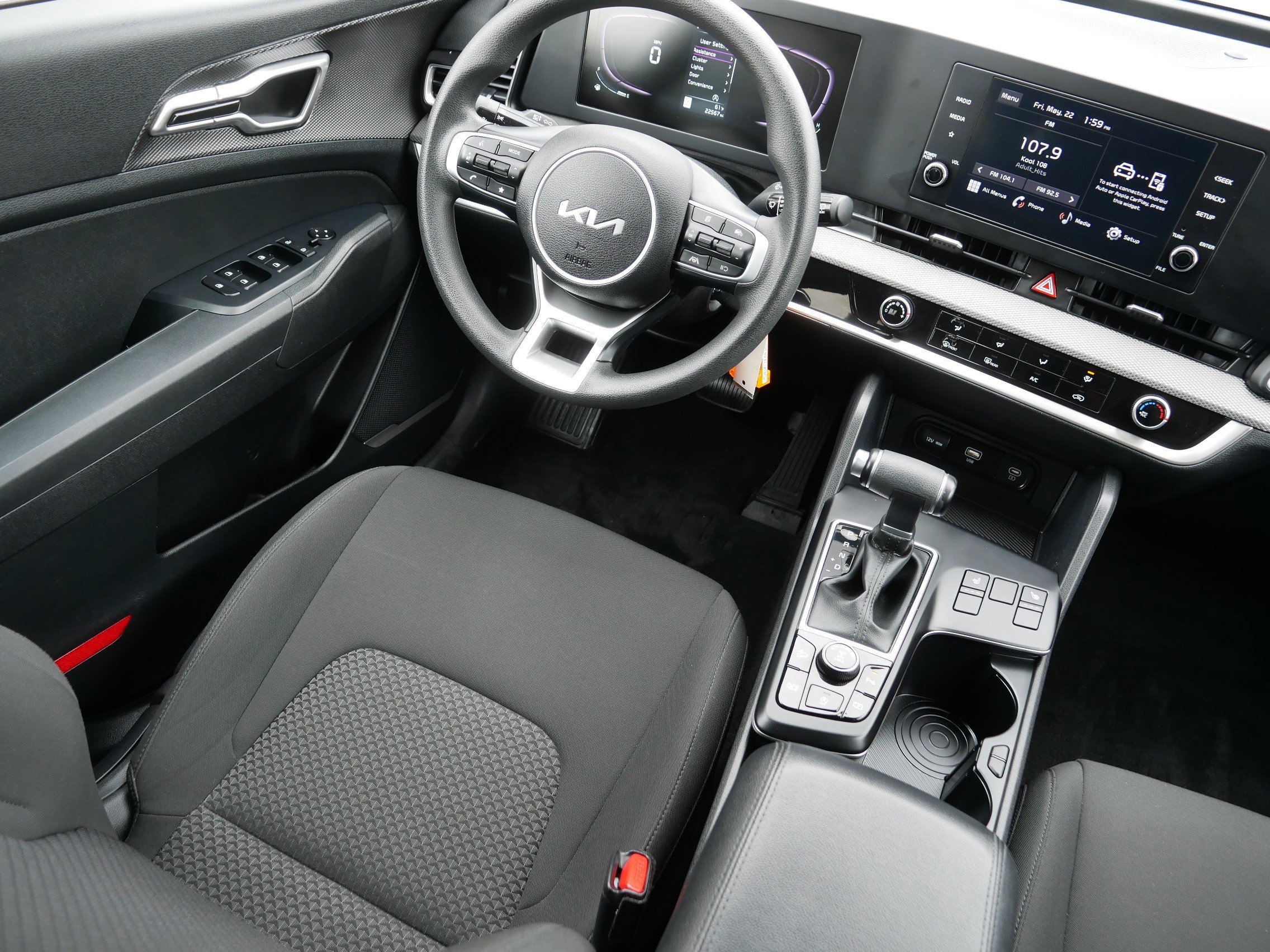 Certified Used 2023 Snow White Pearl Kia LX image 9