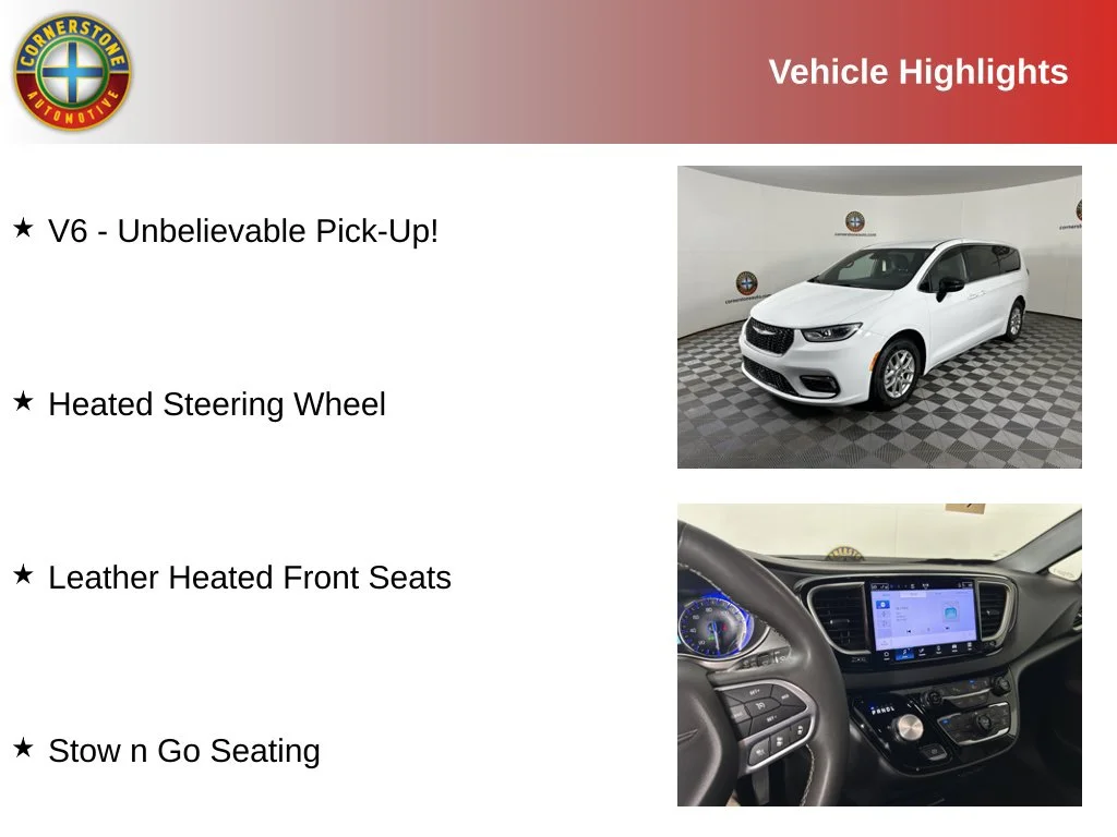 Used 2025 Chrysler Pacifica Select with VIN 2C4RC1BG8SR512807 for sale in Elk River, Minnesota