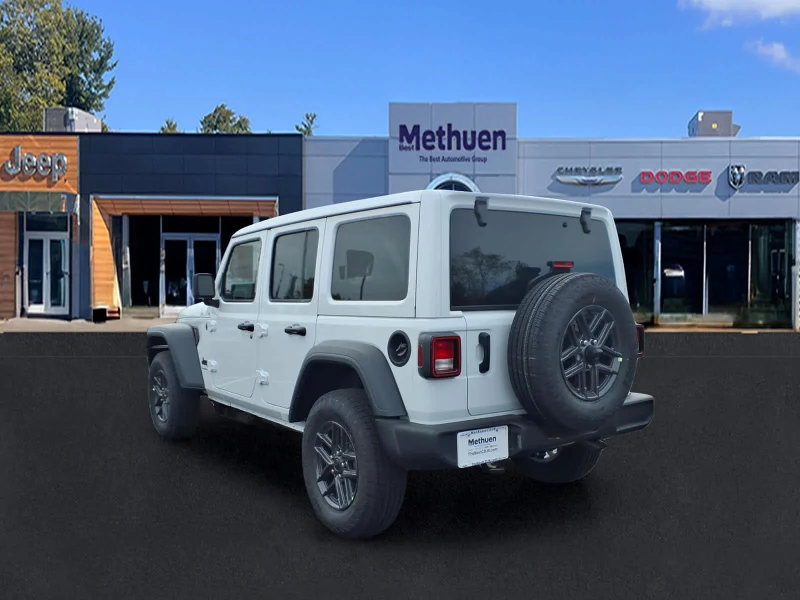 New 2026 Bright White Clearcoat Jeep Sport S image 4