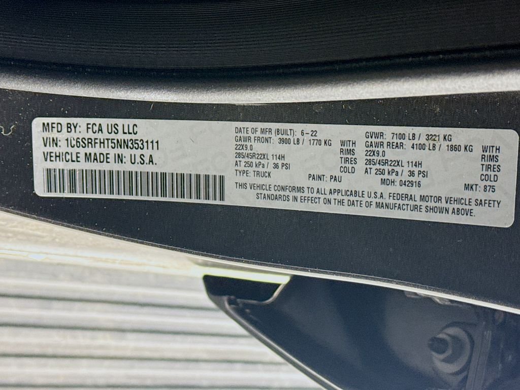 Used 2022 Gray Ram Limited image 33