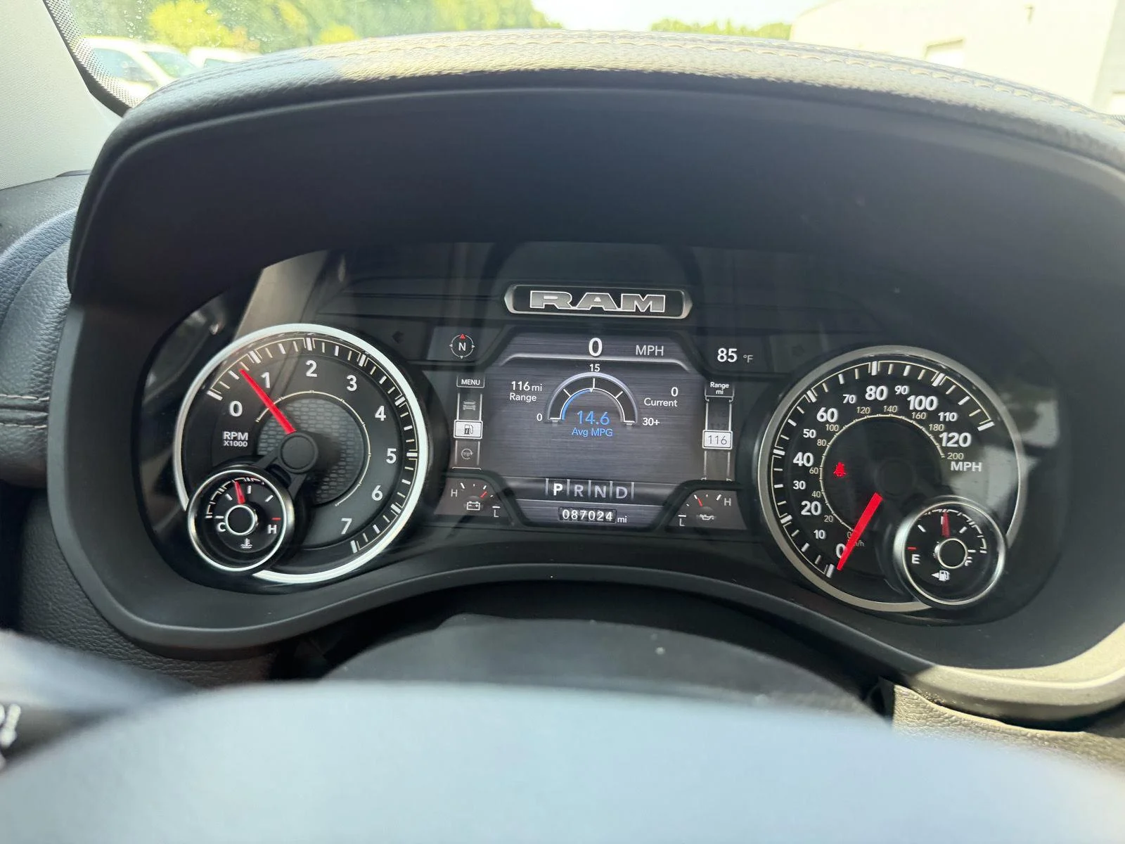 Used 2022 Bright White Clearcoat Ram Laramie image 10