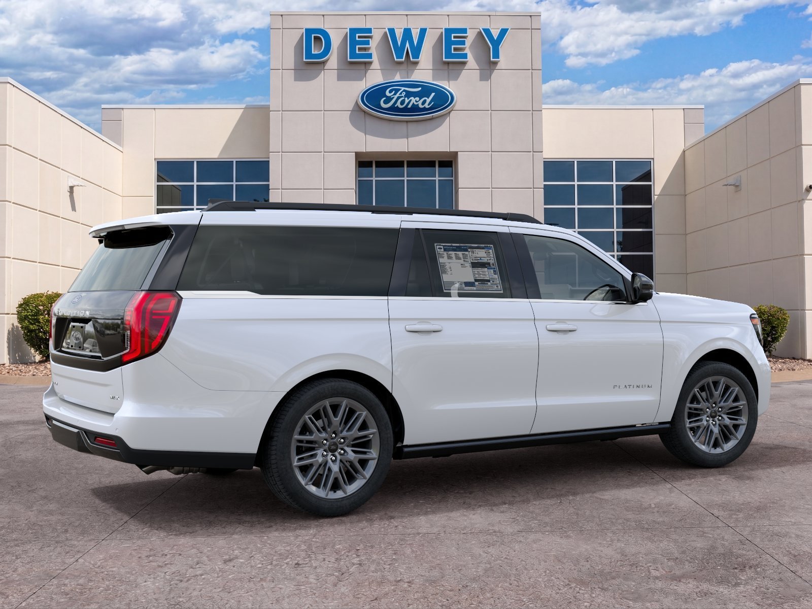 New 2027 Star White Metallic Tri-Coat Ford Platinum image 6