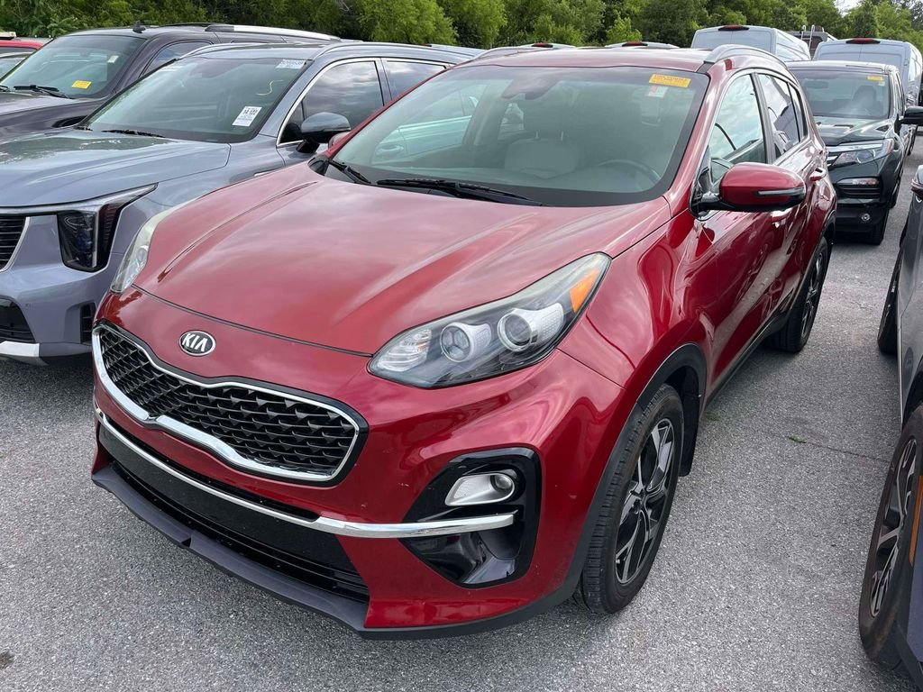 Used 2020 Red Kia EX image 4