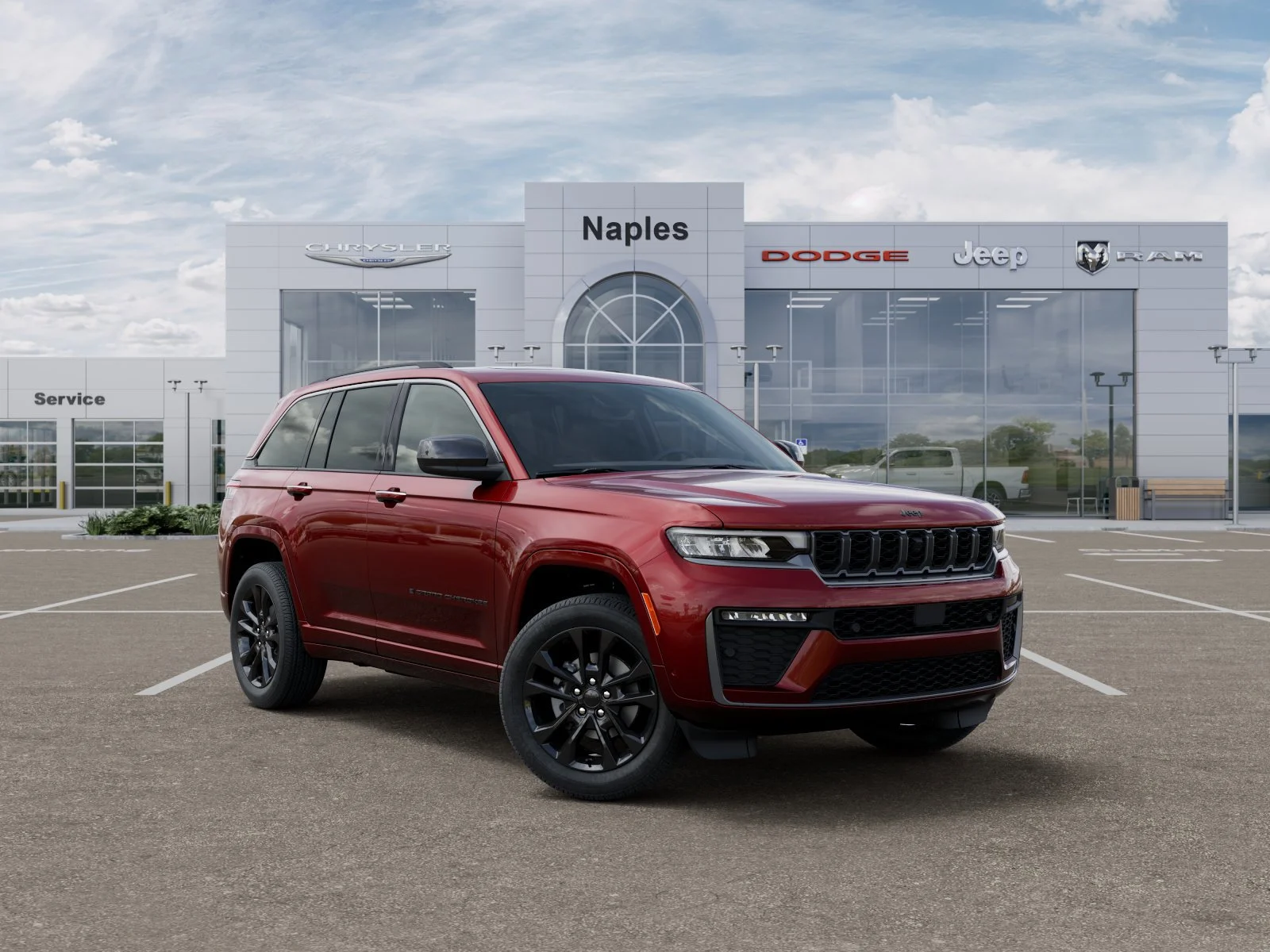New 2026 Velvet Red Pearl-Coat Exterior Paint Jeep Limited Reserve image 5
