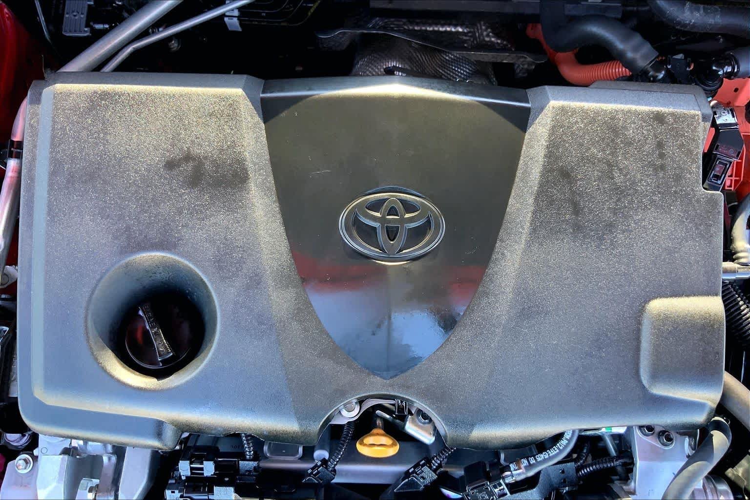 Used 2025 Supersonic Red Toyota LE image 32