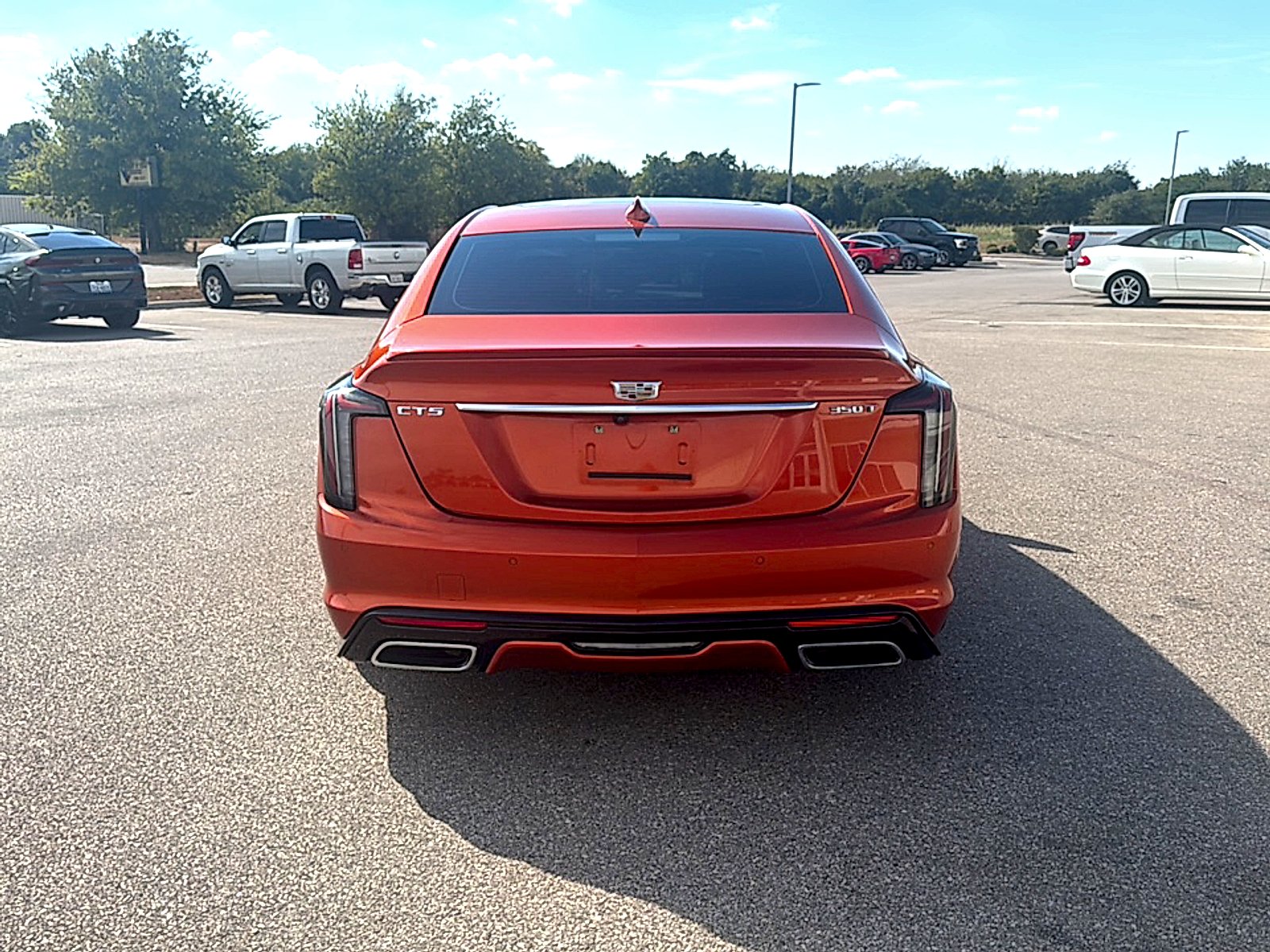 Used 2022 Blaze Orange Metallic Cadillac Sport image 6