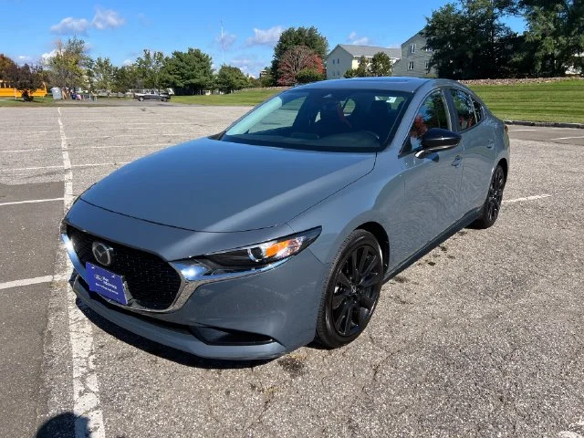 Used 2022 Polymetal Gray Metallic Mazda Carbon Edition image 5