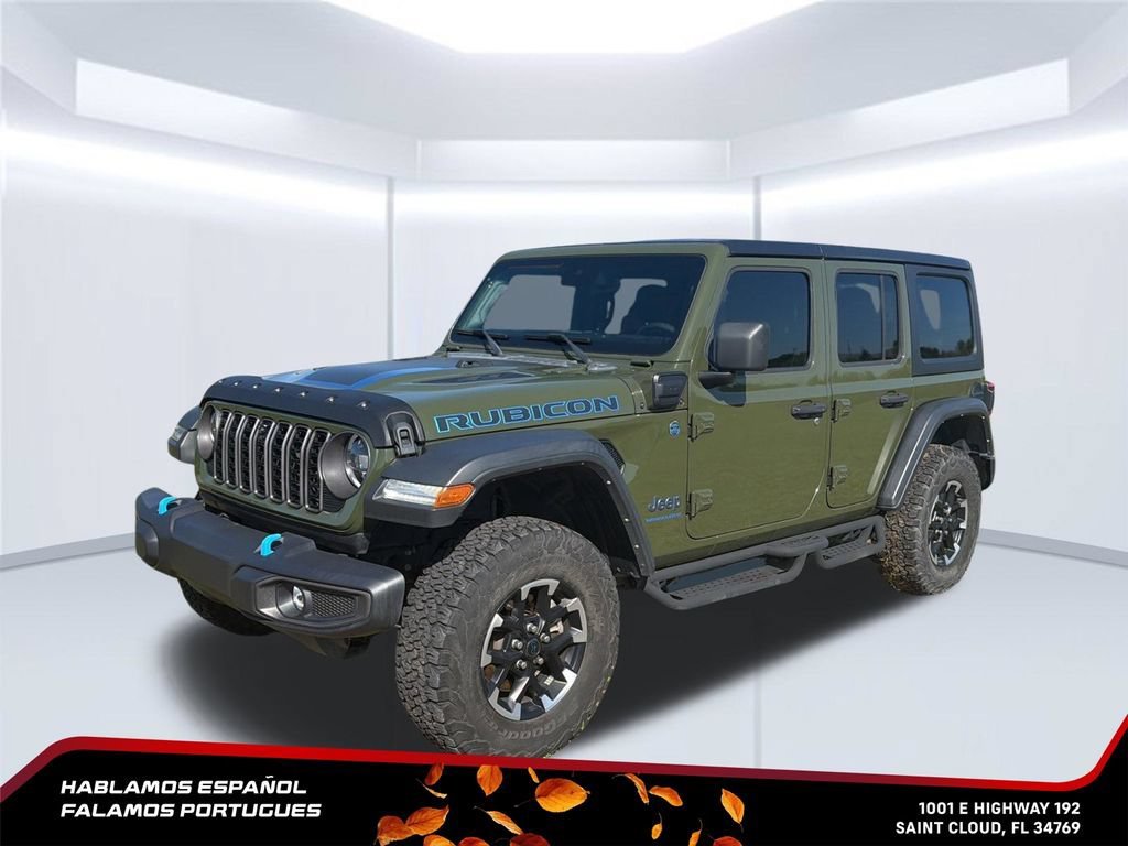 Used 2024 Green Jeep Rubicon 4xe image 2