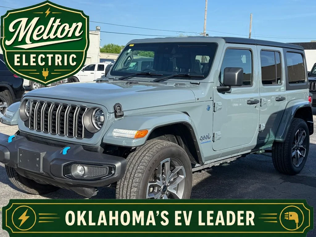 Used 2024 Gray Jeep Sport S 4xe image 1