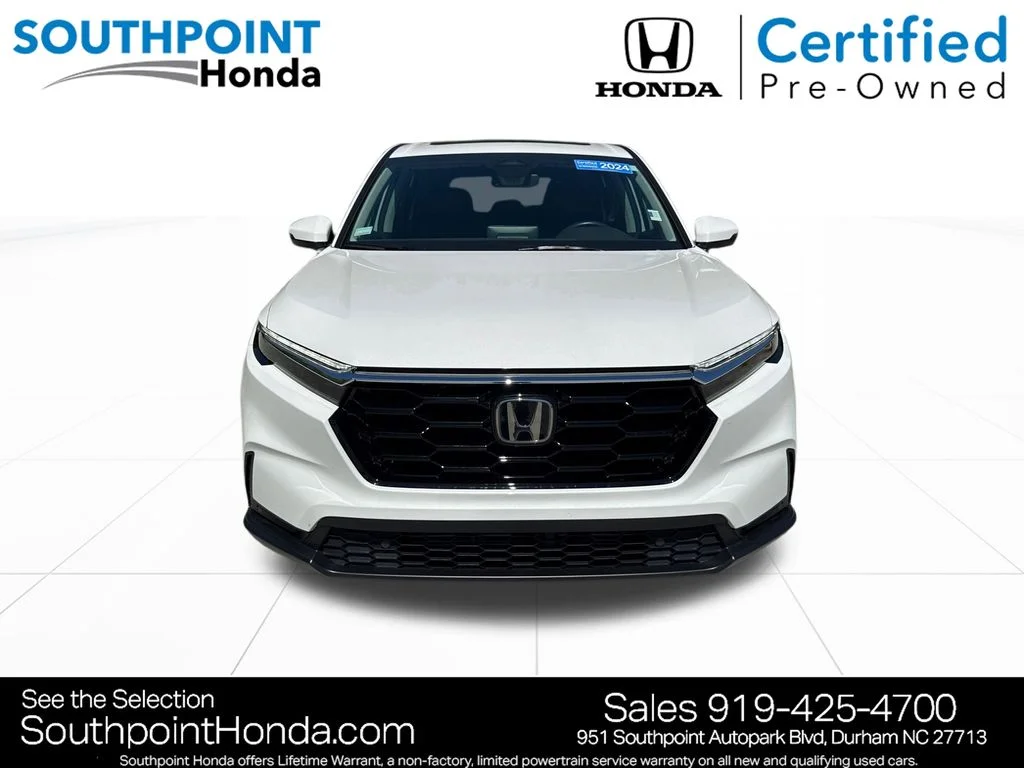 Certified Used 2024 Platinum White Pearl Honda 1.5T AWD EX-L image 2