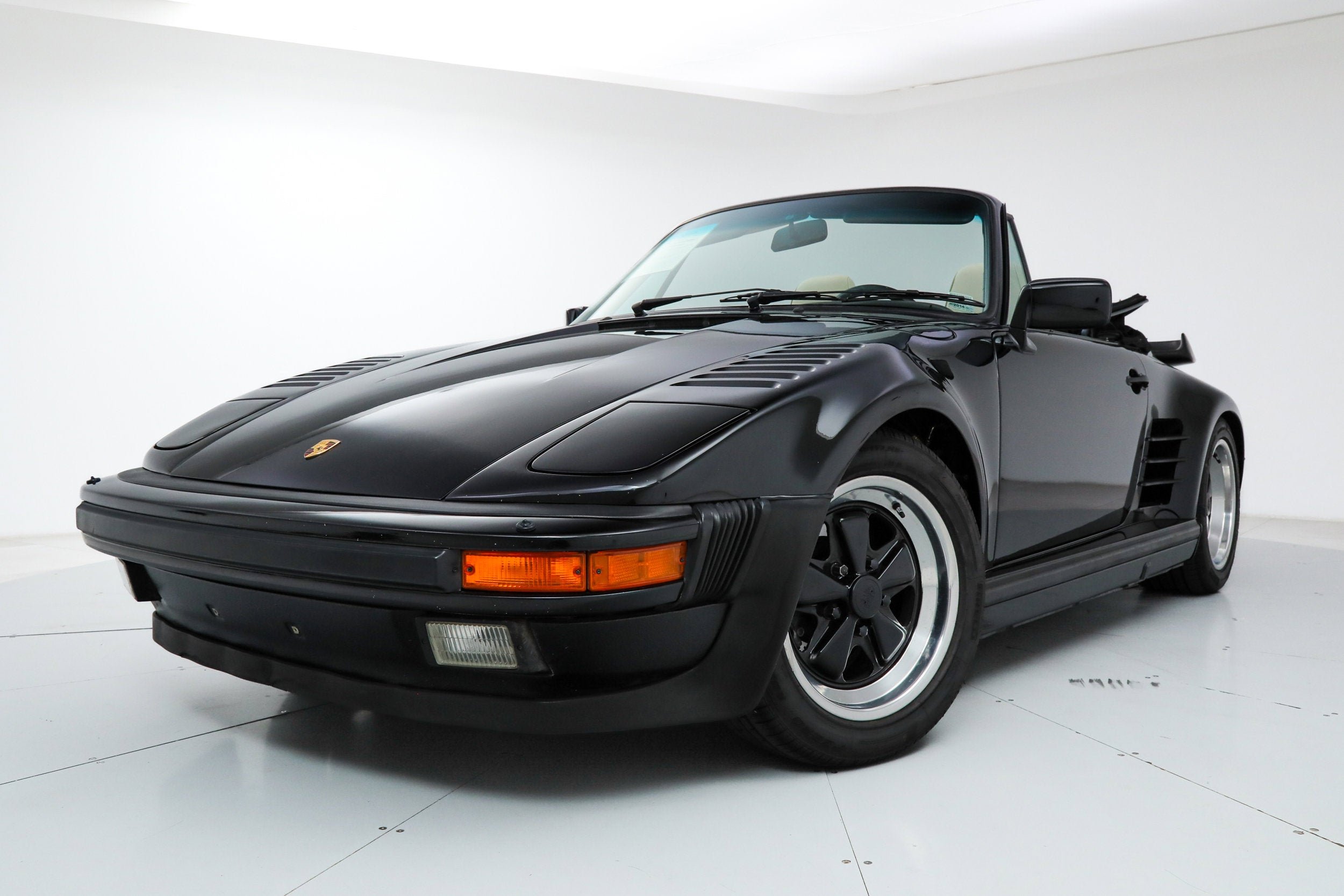 Used 1989 Black Porsche Turbo Cabriolet Slantnose image 22