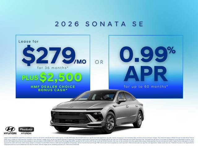 New 2026 White Hyundai SE image 3