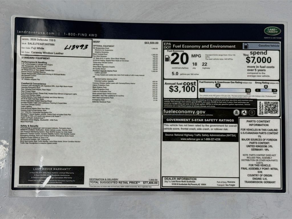 Used 2026 Fuji White Land Rover S image 9