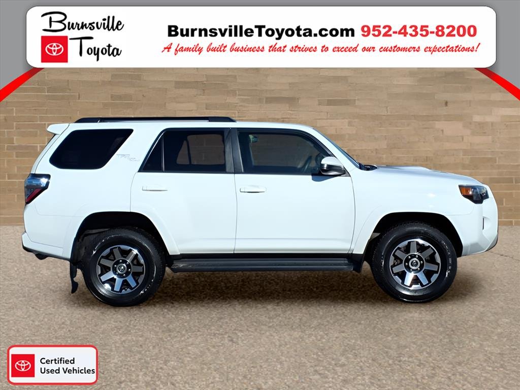 Certified 2024 Toyota 4Runner TRD Off-Road with VIN JTEPU5JR4R6239134 for sale in Burnsville, Minnesota