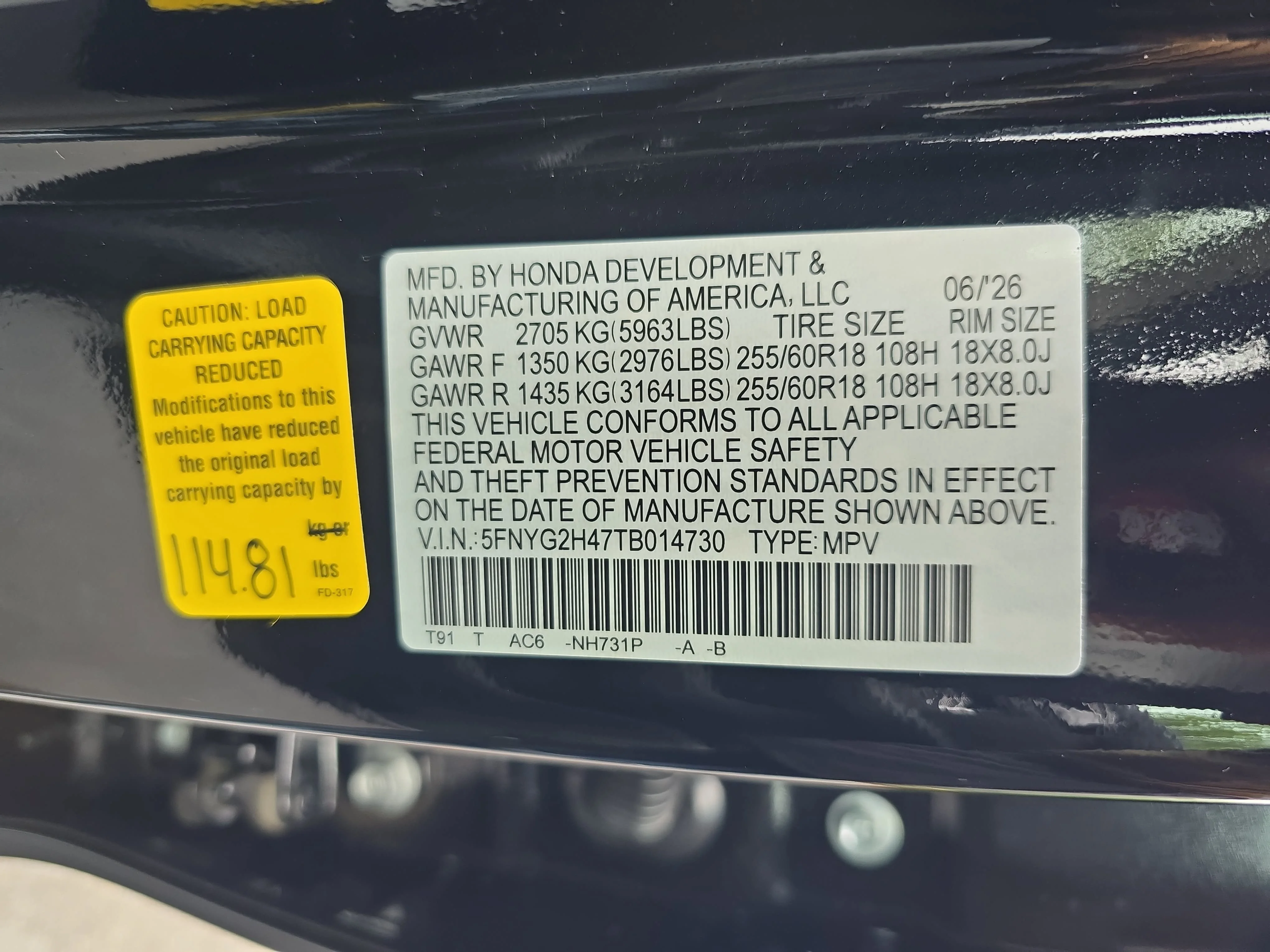 New 2026 Crystal Black Pearl Honda EX-L image 37