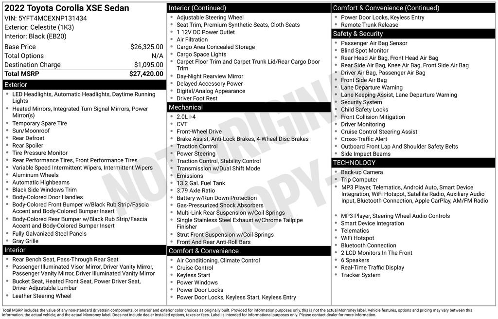 Certified Used 2022  Toyota XSE image 33