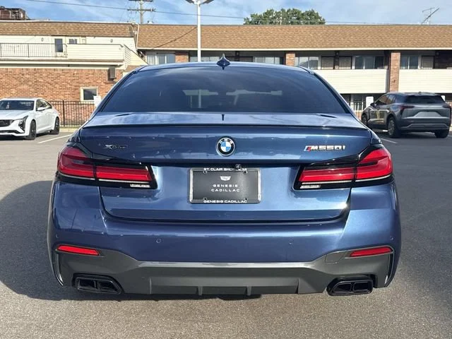 Used 2021 Dark Blue BMW M550i xDrive image 7