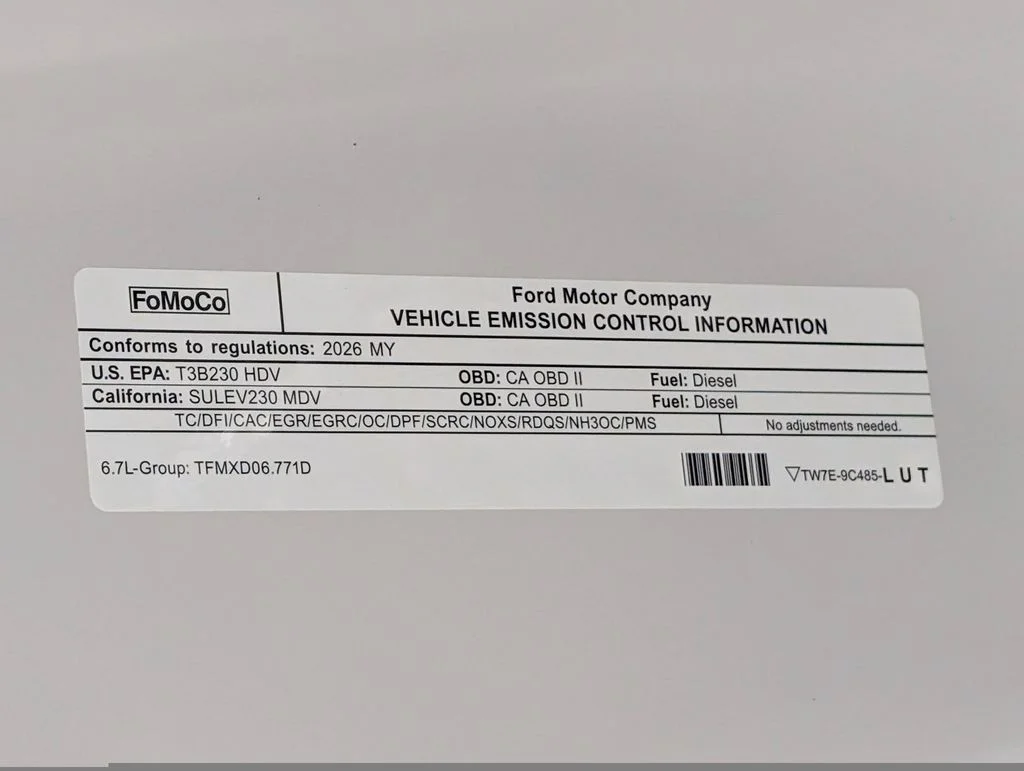 New 2026 Star White Metallic Tri-Coat Ford F-250® Lariat® image 36