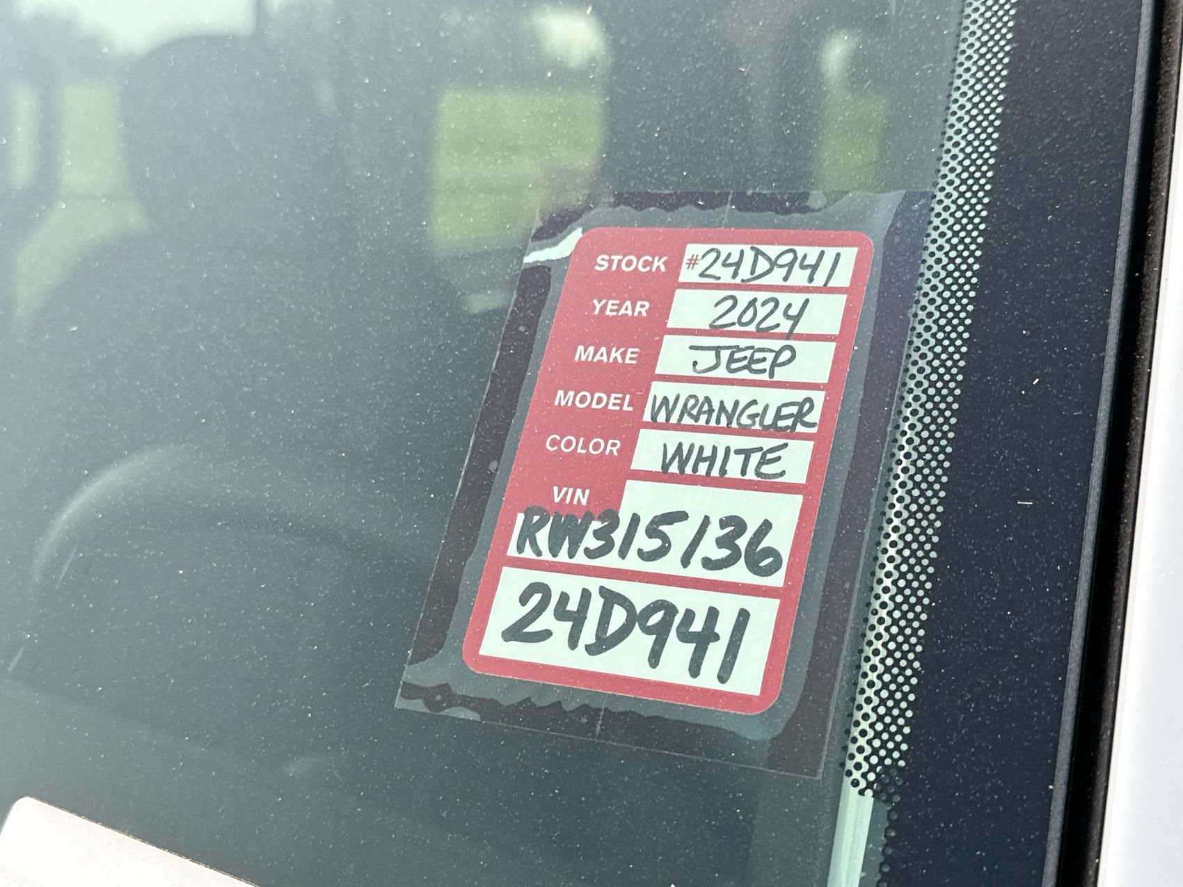 New 2024 Bright White Clearcoat Jeep Sport S image 25