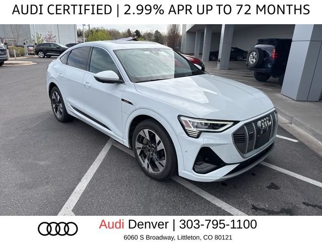 Used 2023 Audi e-tron Sportback Premium Plus with VIN WA12AAGE3PB006350 for sale in Highlands Ranch, CO