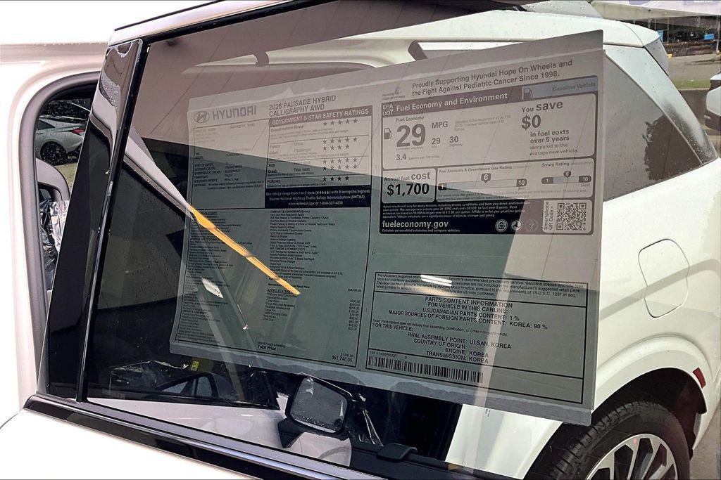 New 2026 Creamy White Pearl Hyundai Calligraphy image 15