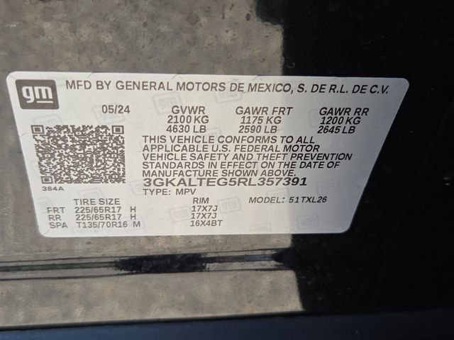Used 2024 Ebony Twilight Metallic GMC SLE image 7