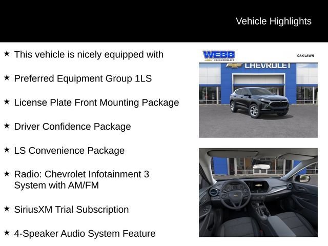 New 2026 Mosaic Black Metallic Chevrolet LS image 4