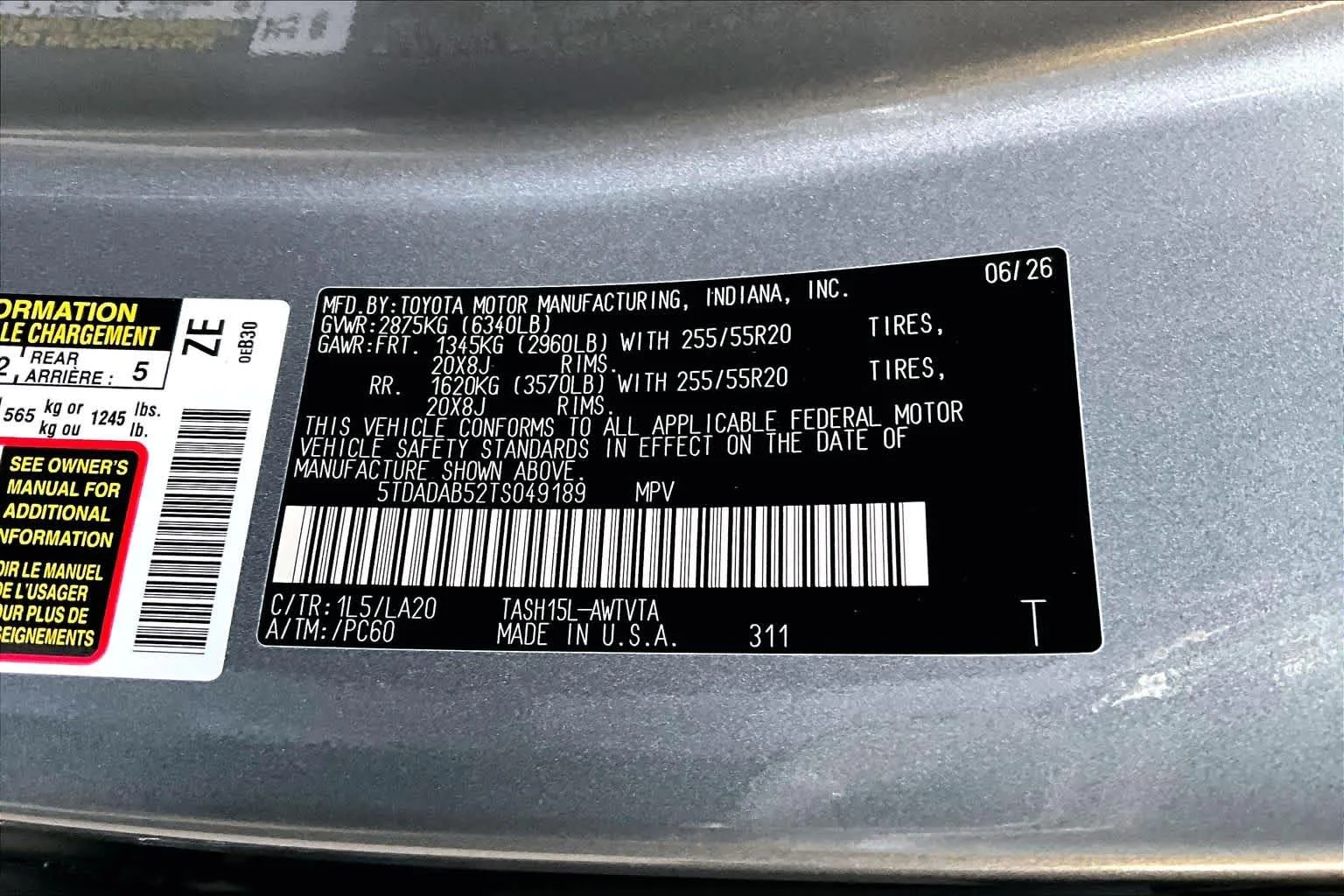 New 2026 Heavy Metal Toyota Hybrid MAX Limited image 18