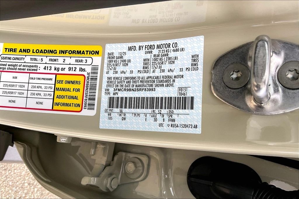 New 2025 Ford Bronco Sport Big Bend 4D Sport Utility