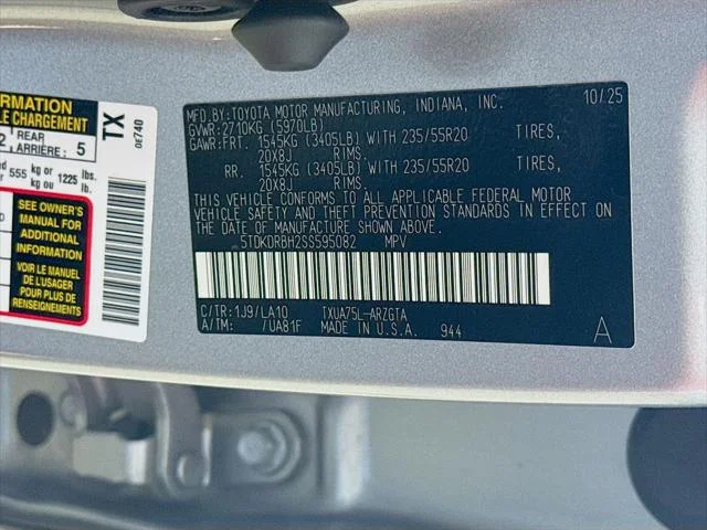 Certified Used 2025 CELESTIAL SILVER Toyota  image 34