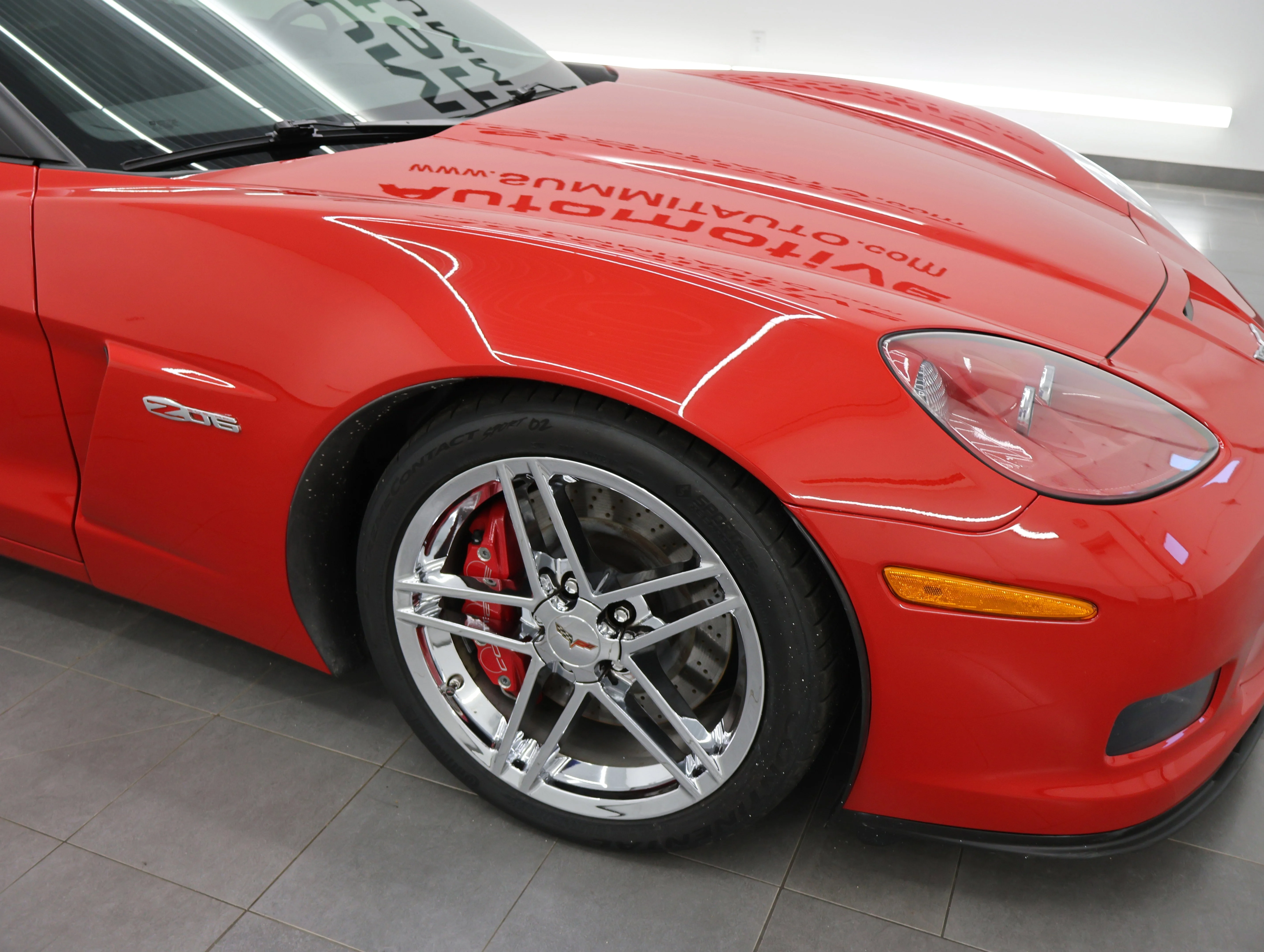 Used 2008 Victory Red Chevrolet Z06 image 19