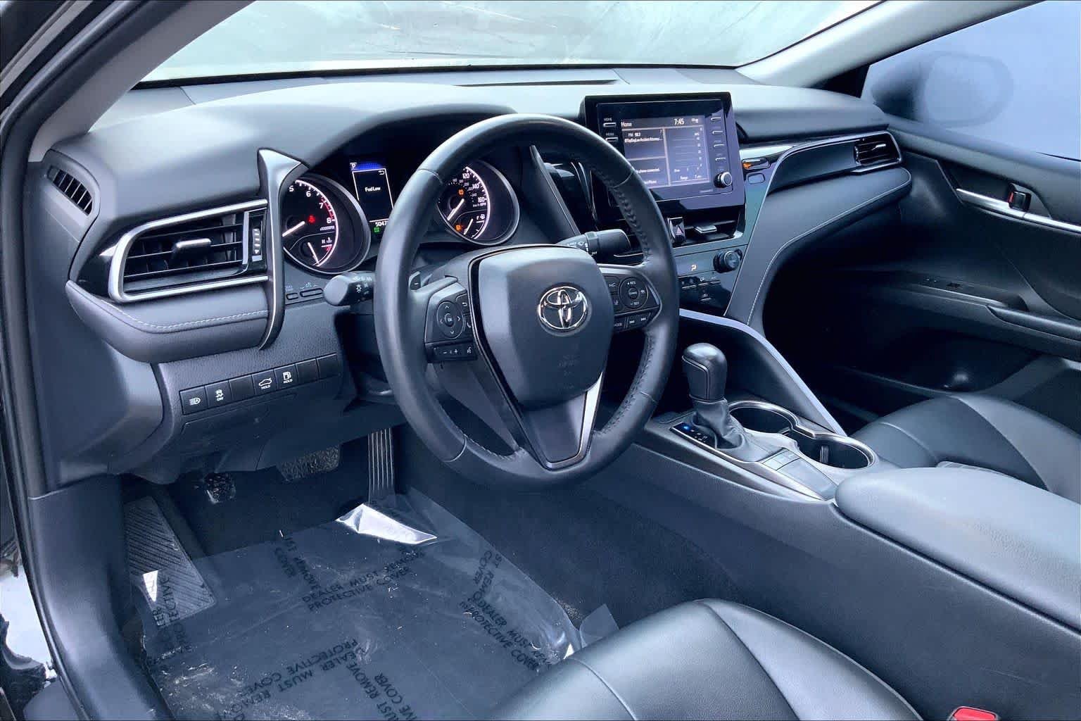 Used 2023 Midnight Black Metallic Toyota SE Nightshade image 16