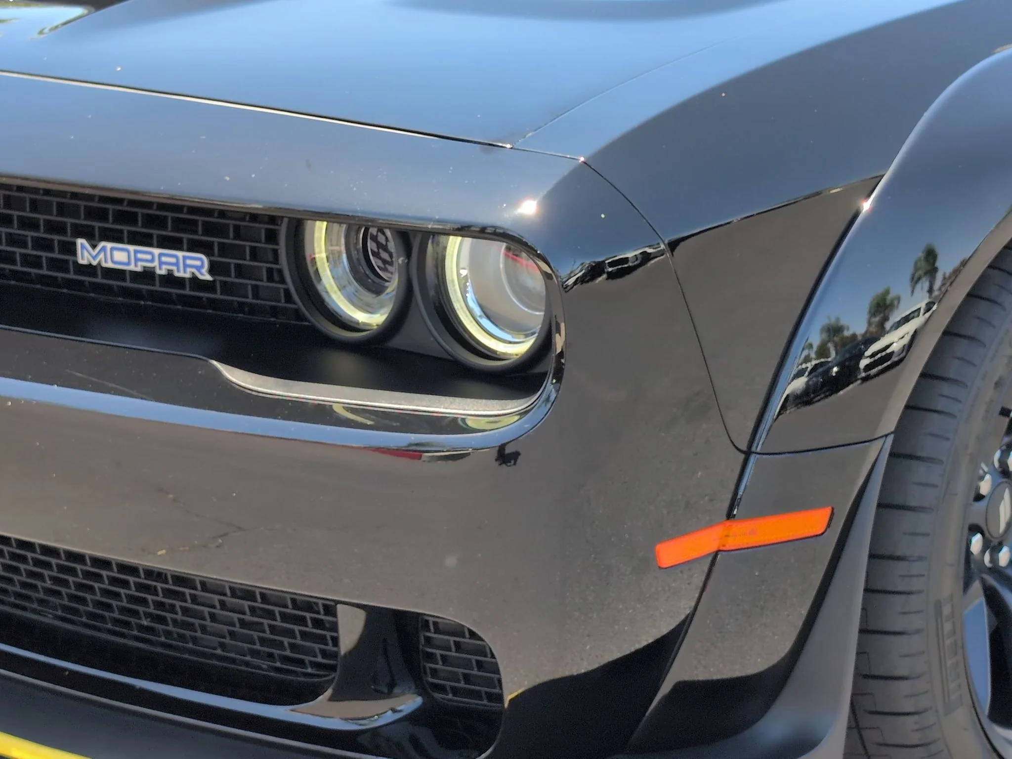 Used 2023 Pitch Black Clearcoat Dodge R/T Scat Pack Widebody image 4
